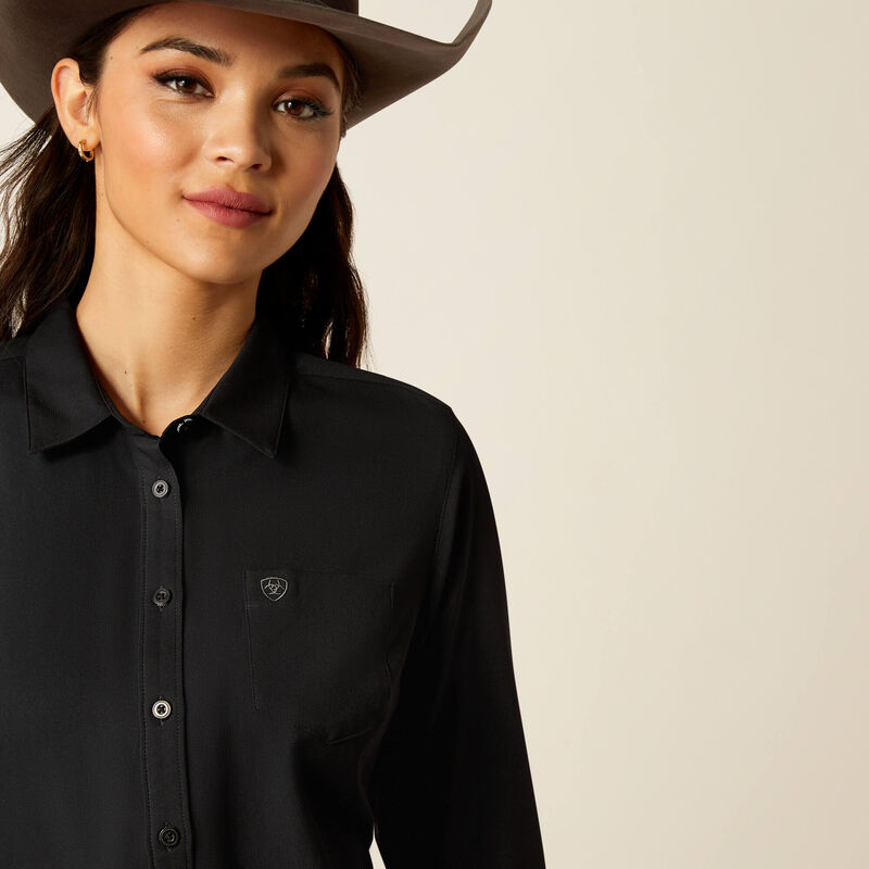 Women's Ariat Kirby Pro Shirt - BLACK