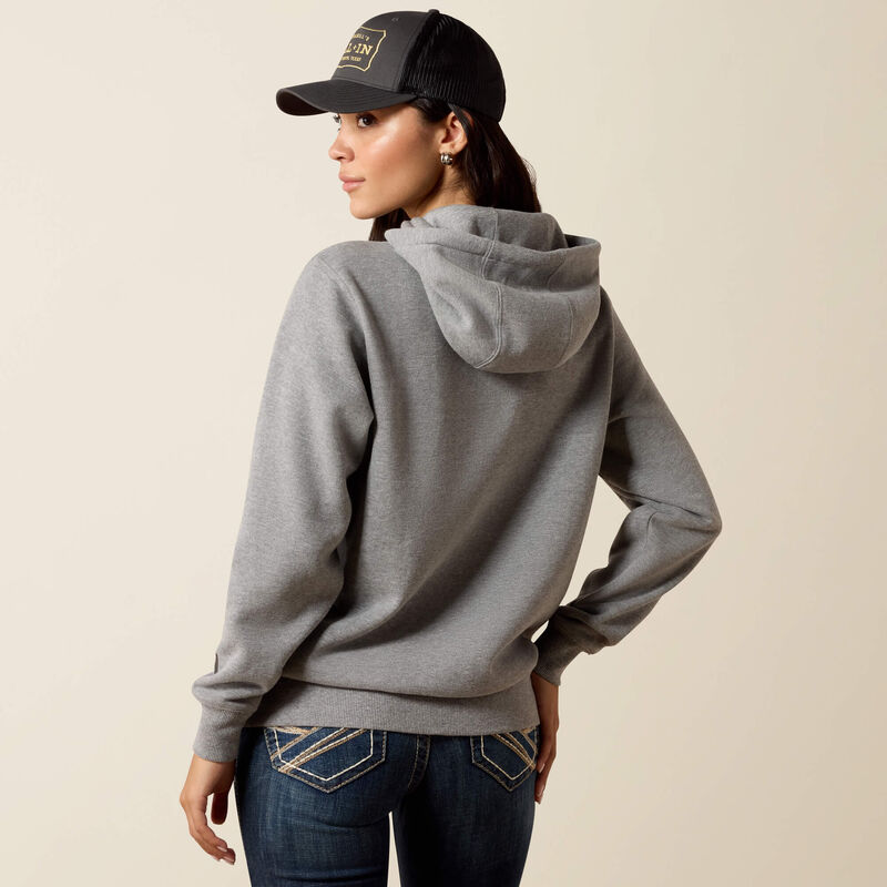 Ariat - Womens - Ariat Logo 2.0 Hoodie - Grey