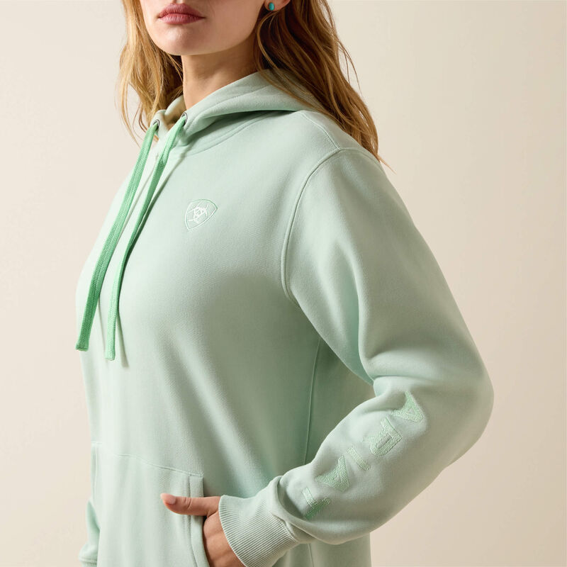 Ariat - Womens - Ariat Logo 2.0 Hoodie - Slit Green
