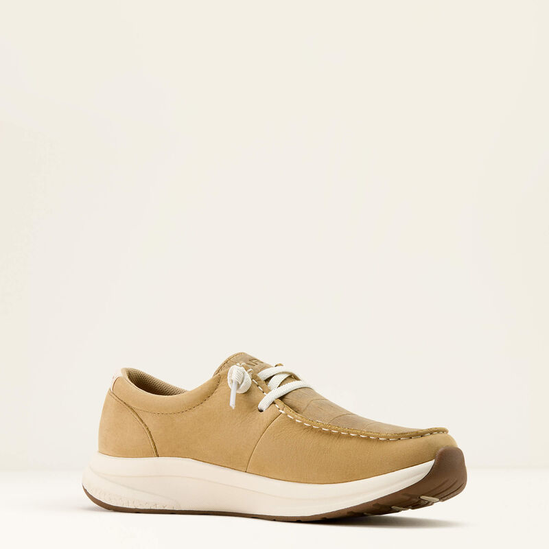 Ariat Women´s Buckeye Waterproof Shoe - LIGHT TAN|NATURALLY DISTRESSED CROC PRINT