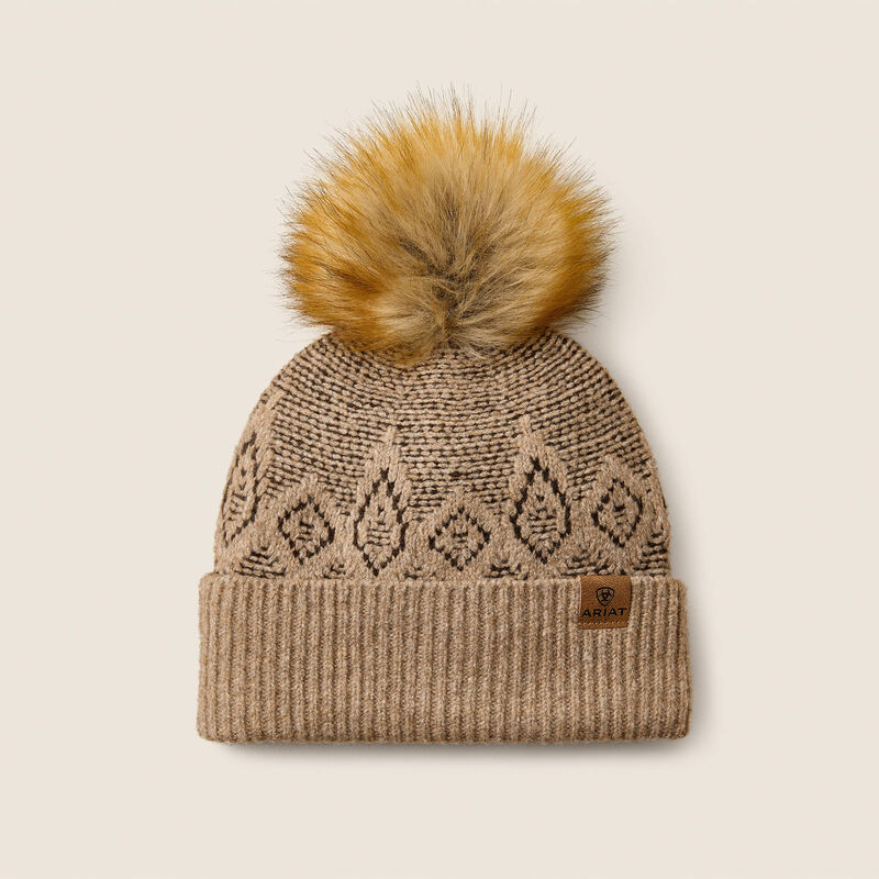Ariat- Womens Willow Beanie - Earth