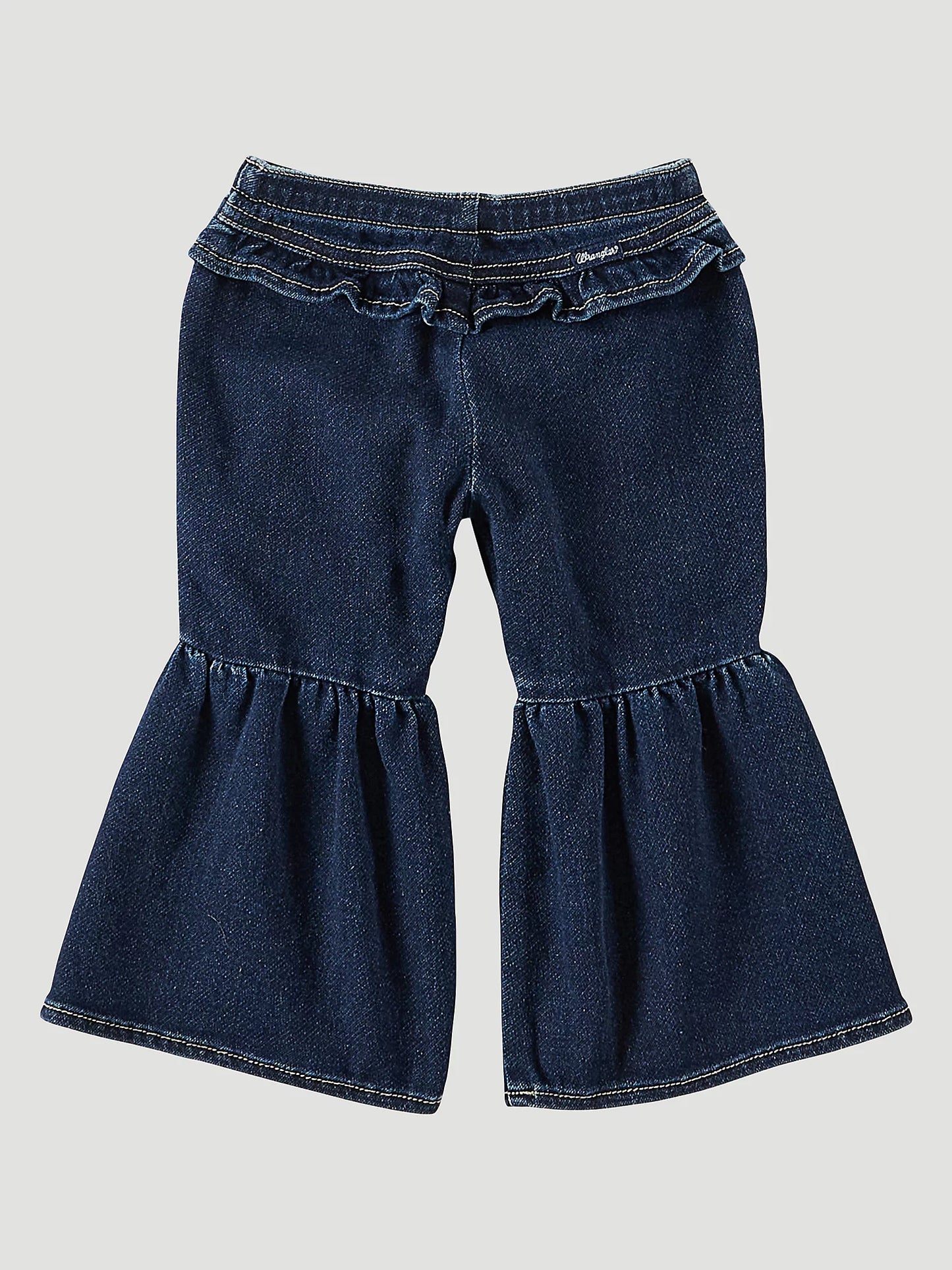 Little Girl's Ruffle Leg Flare Jean - Lacey