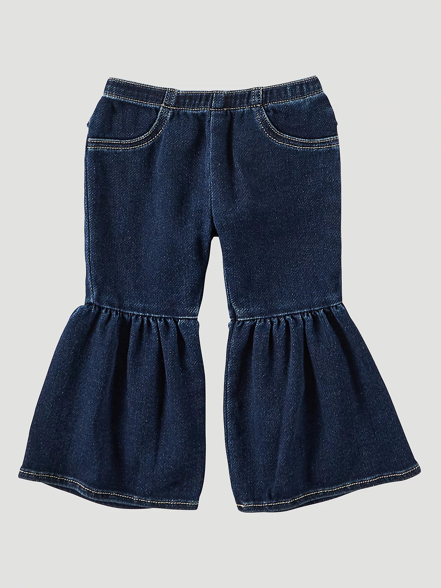 Little Girl's Ruffle Leg Flare Jean - Lacey