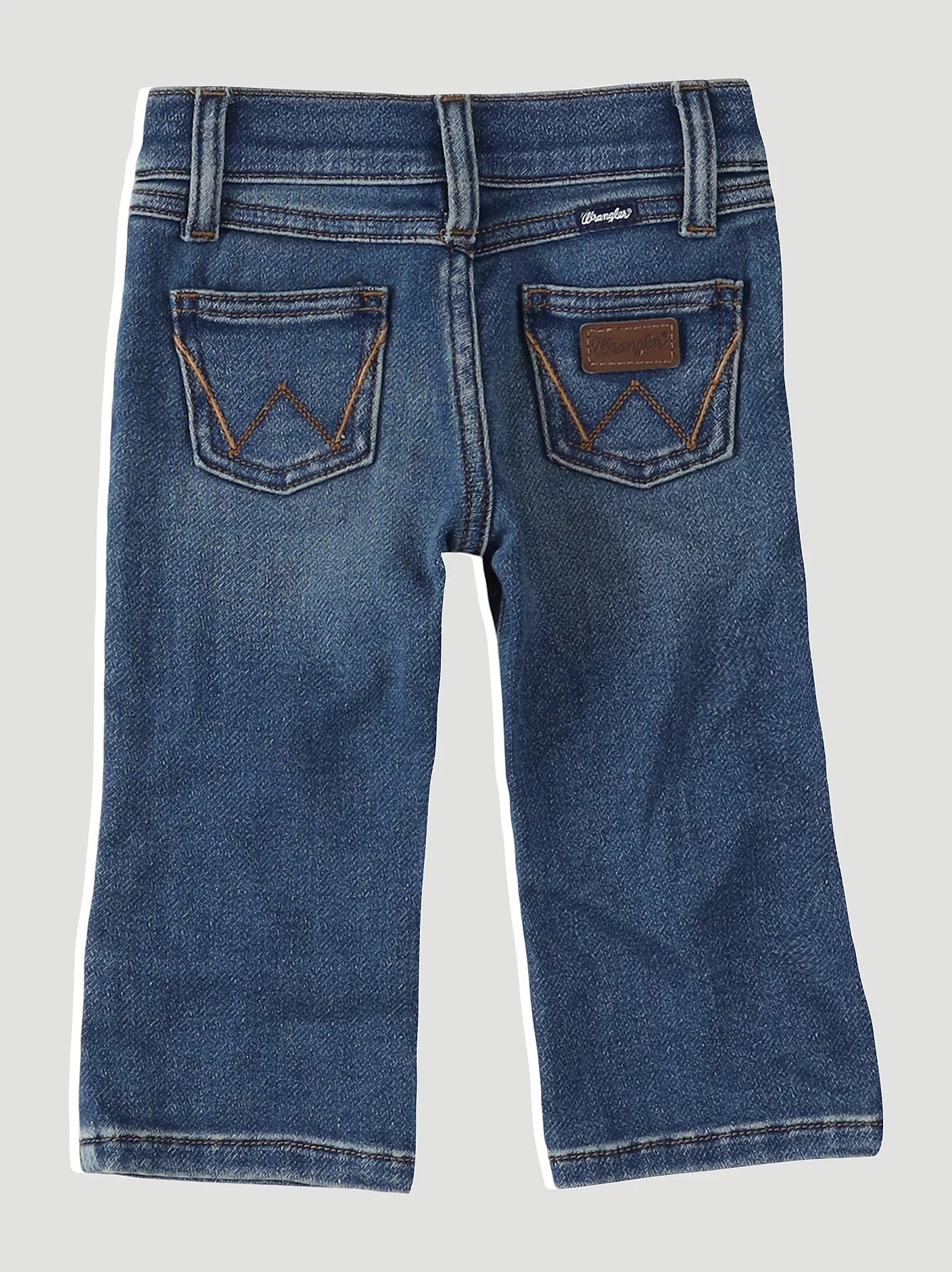 Wrangler Little Boy's Stitched Pocket Bootcut Jean - Ropin