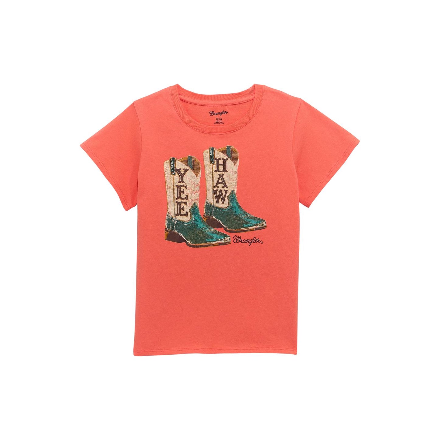 Wrangler Girls Short Sleeve T-Shirt - Pink