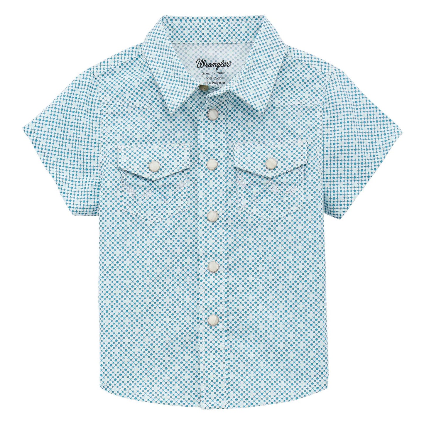 Wrangler® Baby Boy Short Sleeve Shirt - Blue