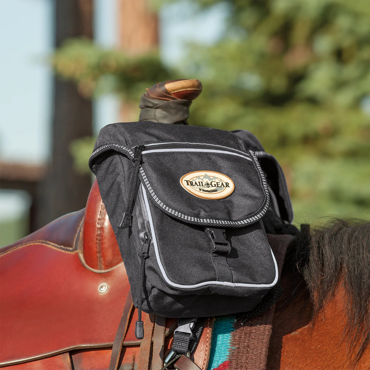 Weaver Trail Gear Pommel Bag - Black