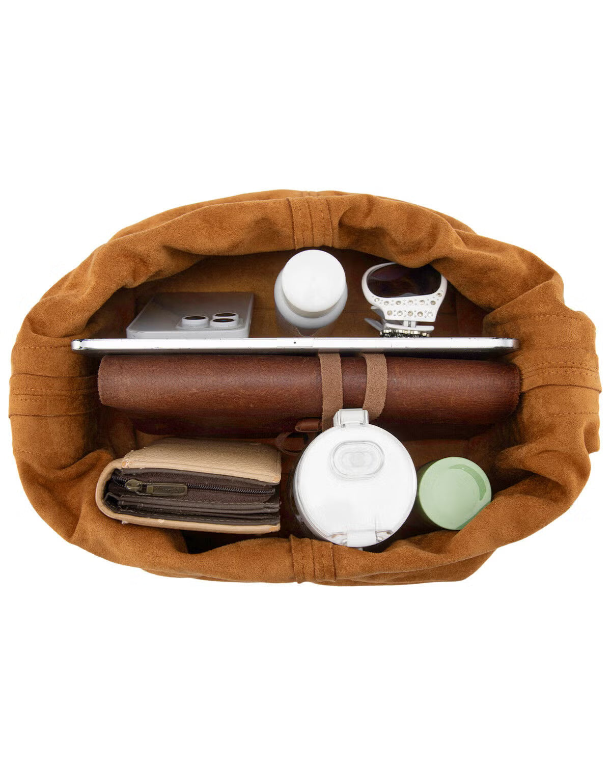 Wrangler Women's Floral Tooled Hobo Bag with Pouch - Brown