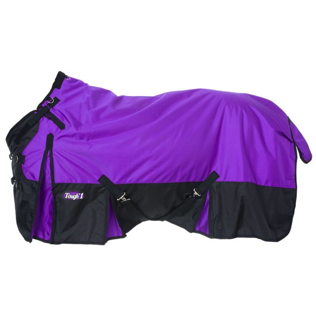 Tough 1 1680D Waterproof Turnout Sheet with Snuggit Neck - Purple - CLEARANCE
