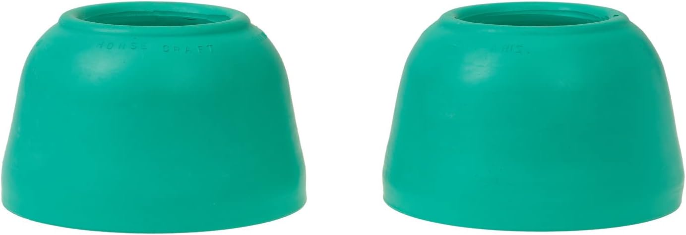 Horse-Craft Rubber Over Reach Boots - Turquoise