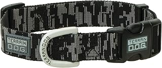 CLEARANCE - Terrain DOG Patterned Snap-N-Go Adjustable Dog Collar - Digital-