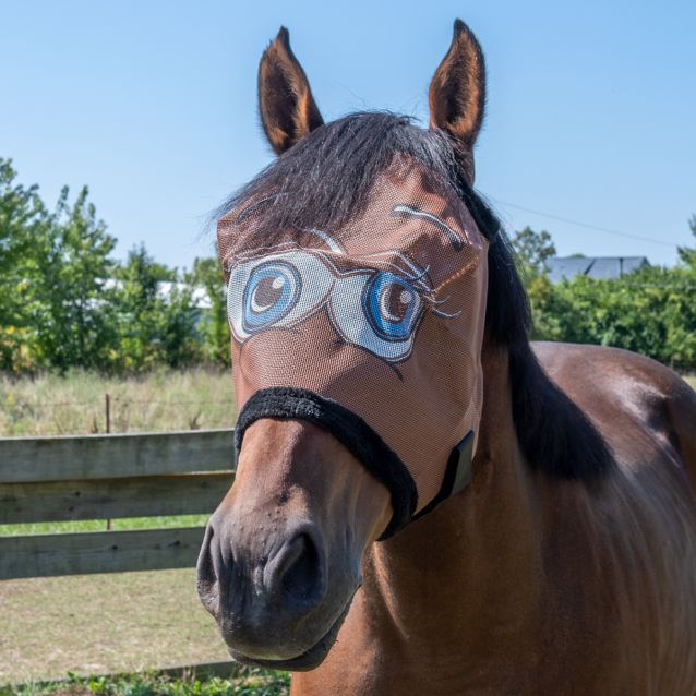 Tough1 Novelty Fly Mask - Goofy Eyes