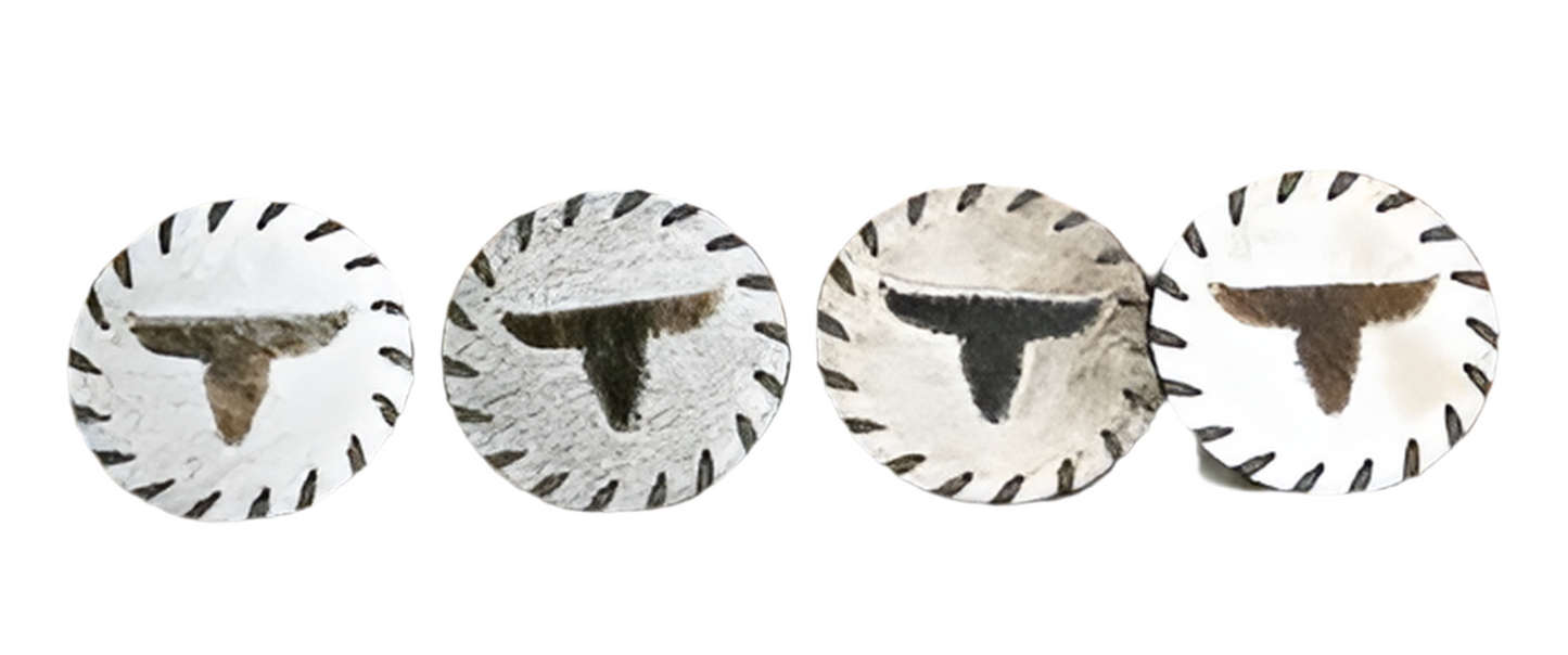 Cowhide Coaster - Water Buffalo