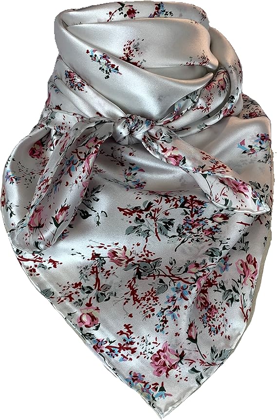 Wyoming Traders Wild Rags (34.5 x 34.5 in) - CHARMEUSE - Garden #14