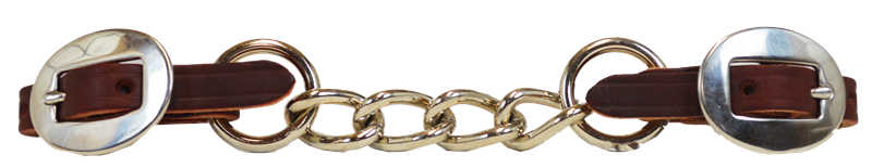 Curb - Leather/Chain Combo Big Link Reiner