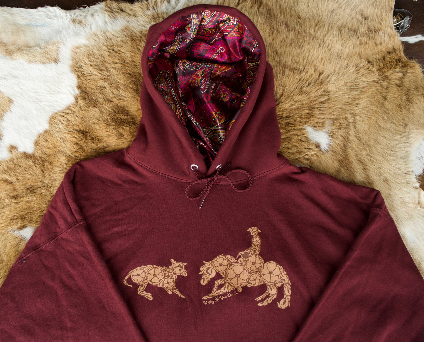 CLEARANCE - DIYDC - ¨Ricky Bobby" Satin Lined Hoodie