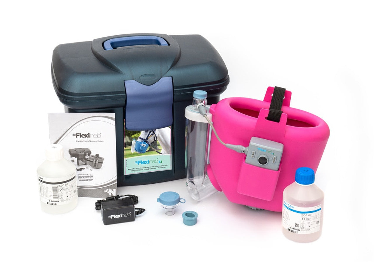 Flexineb E3 Portable Equine Nebulizer Complete System - ADULT