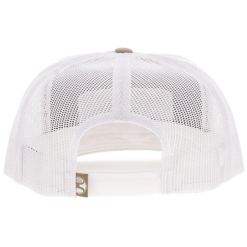 Hooey - "Loop" Hat Tan & White w/ Rectangle Patch