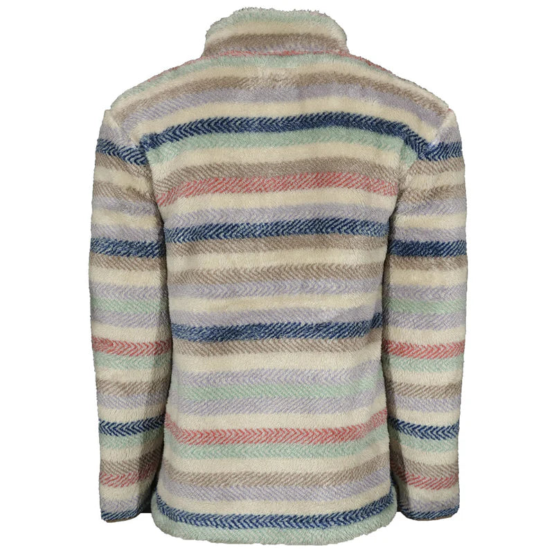 Girlś Hooey Fleece Pullover Baja/Stripe