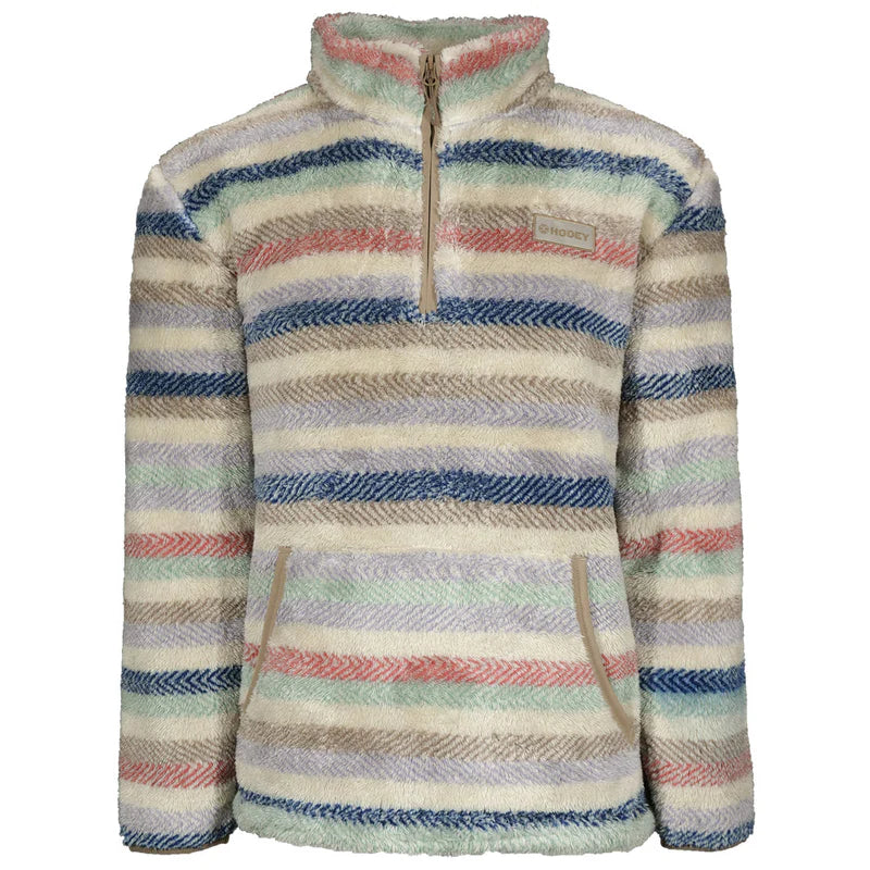Girlś Hooey Fleece Pullover Baja/Stripe