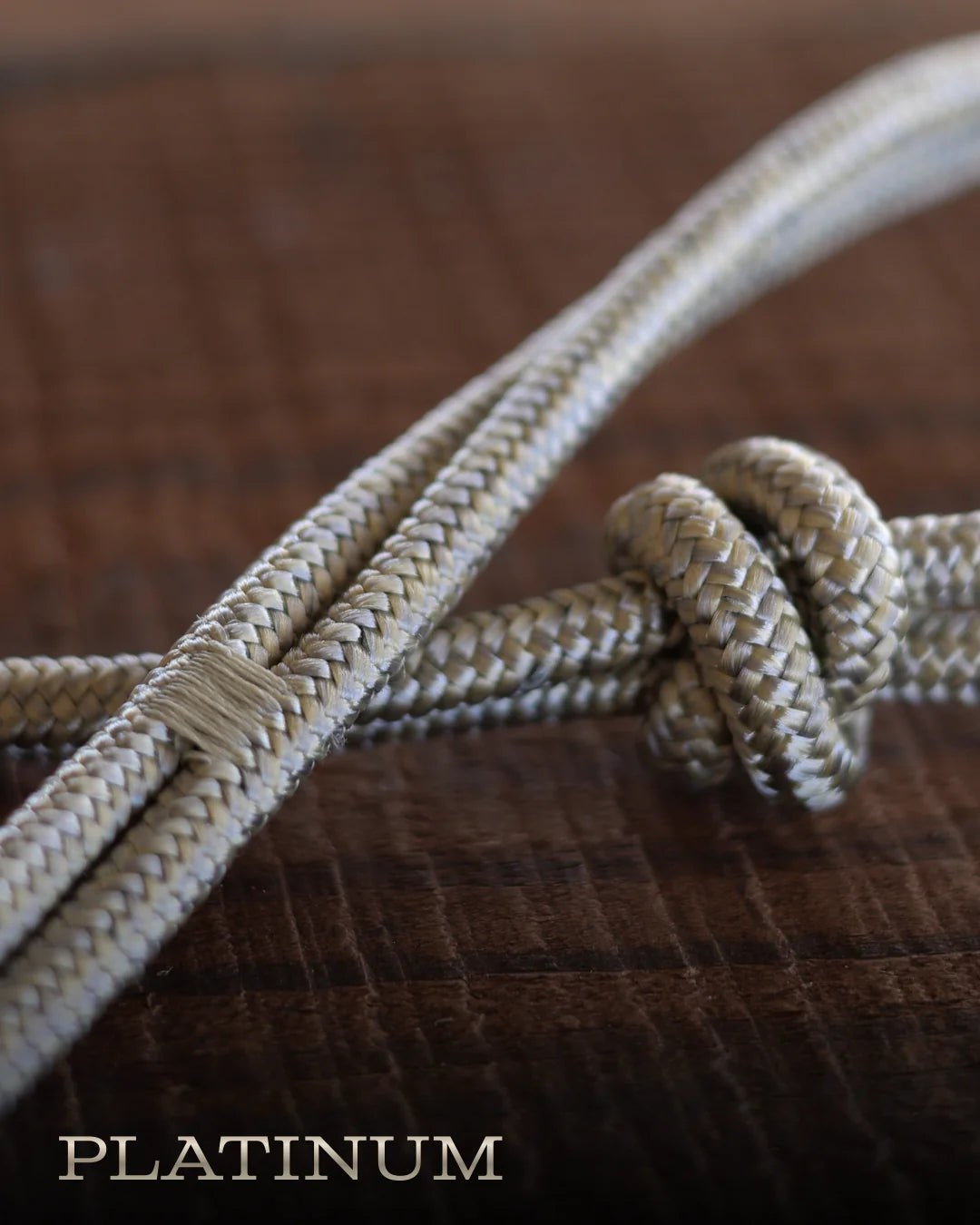 Hay Chix Redemption Rope Halters- S. Platinum