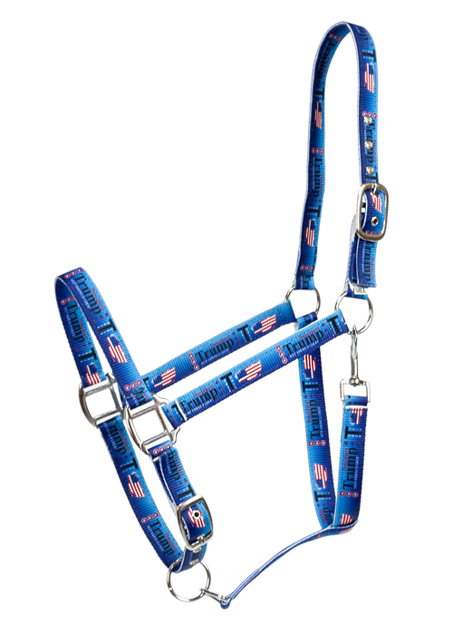 Trump 2024 Adjustable Halter - Blue
