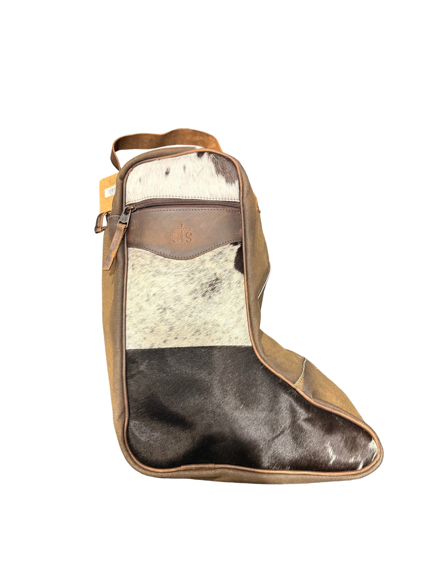 STS Cowhide Boot Bag - Black