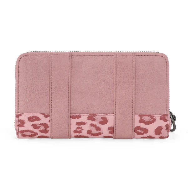 Wrangler Wrangler Leopard Print Wallet - Pink