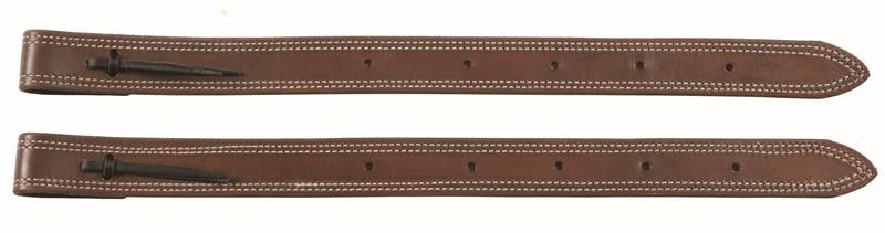 Leather Rear Billet Set- Doubled, Stitched