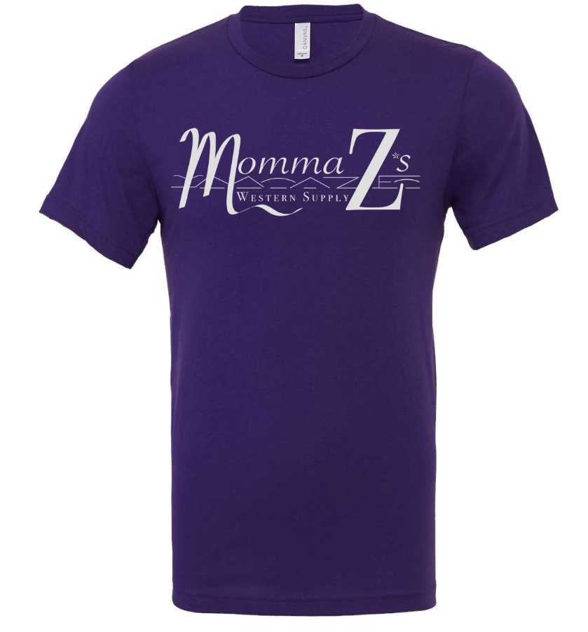 CLEARANCE - Momma Zś Logo T-Shirt - PURPLE