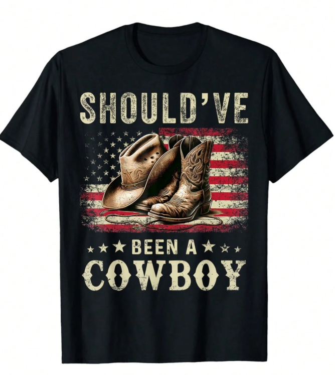 Boy's Graphic Tee Should Have Been A Cowboy