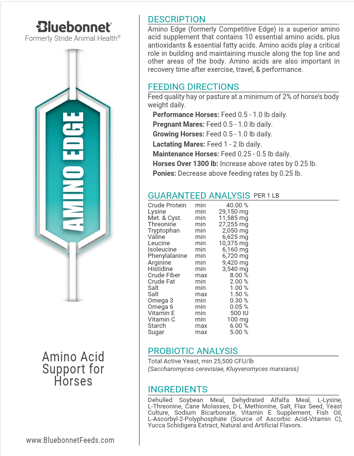 Bluebonnet Amino Edge - 40 lbs (40-80 days)