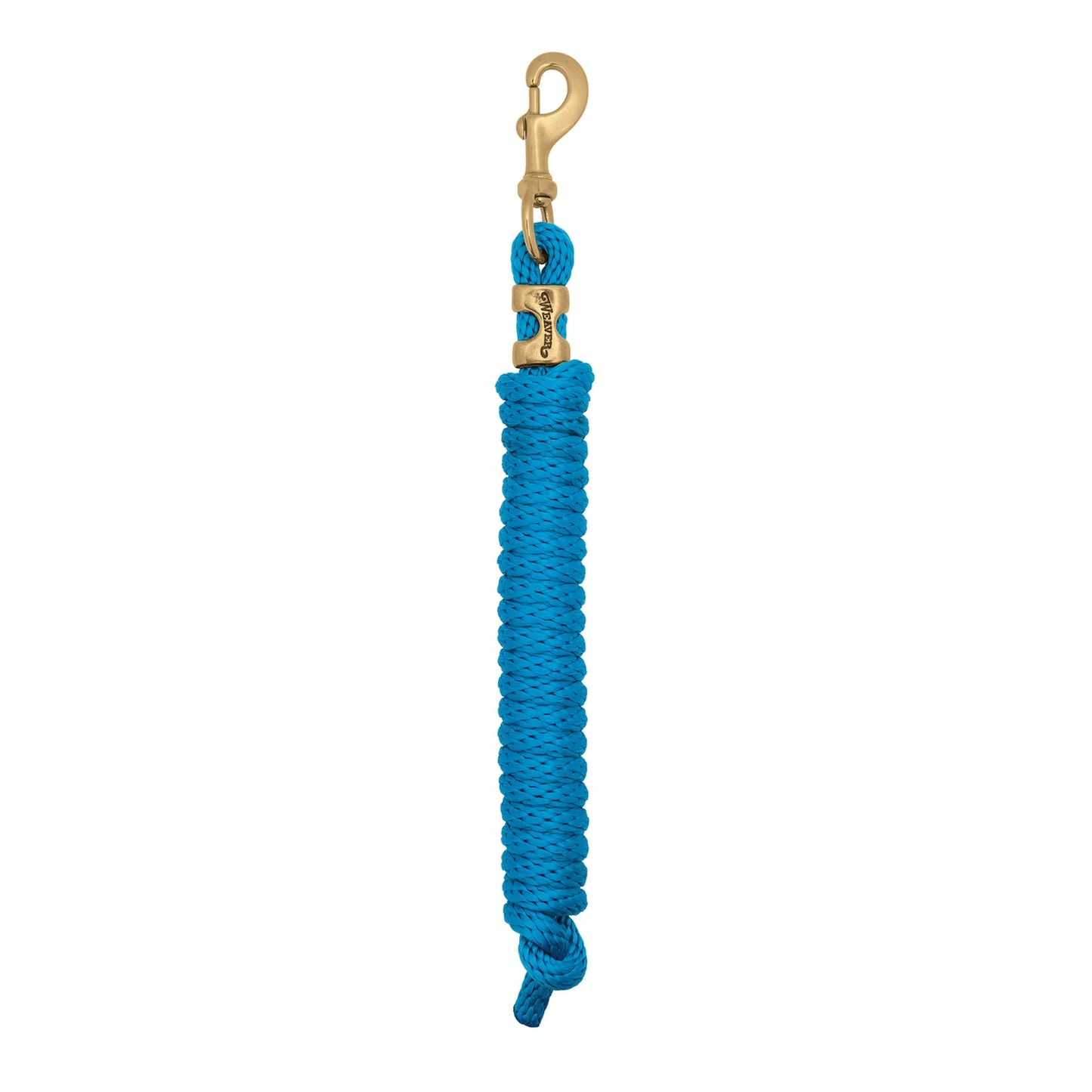 Weaver Equine Poly Lead Rope - 10 ft - Hurricane Blue