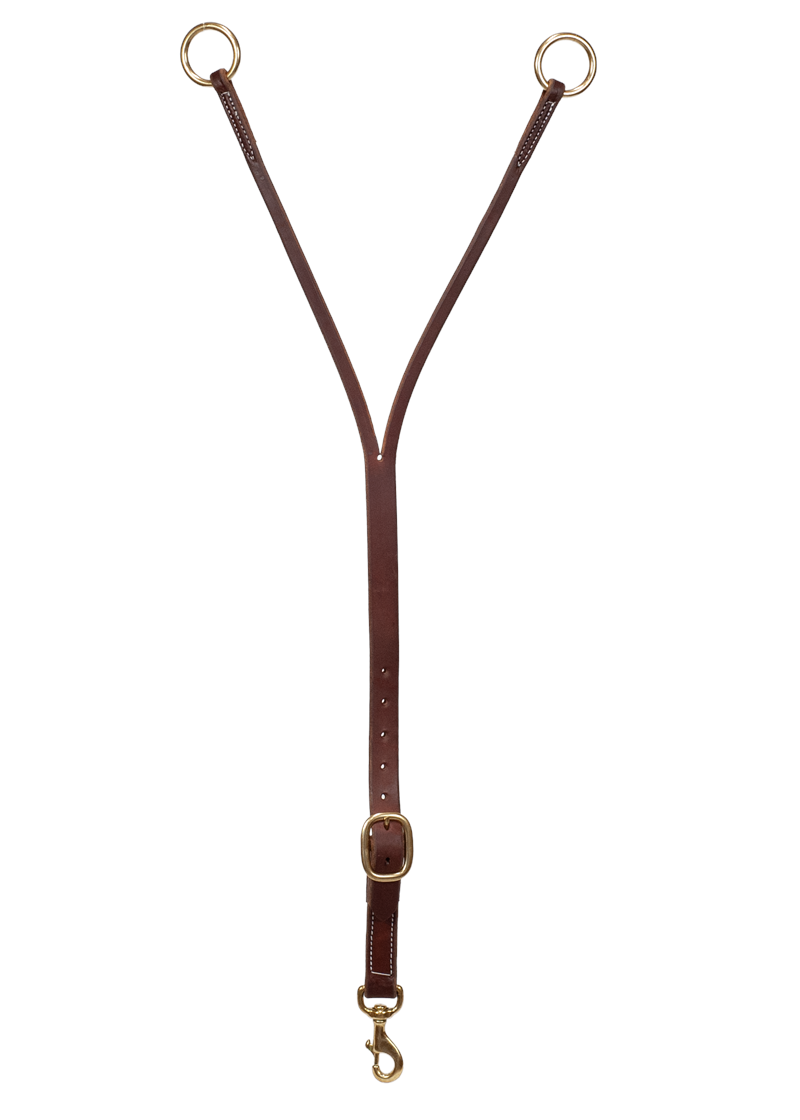 Harness Leather Training Fork 1"