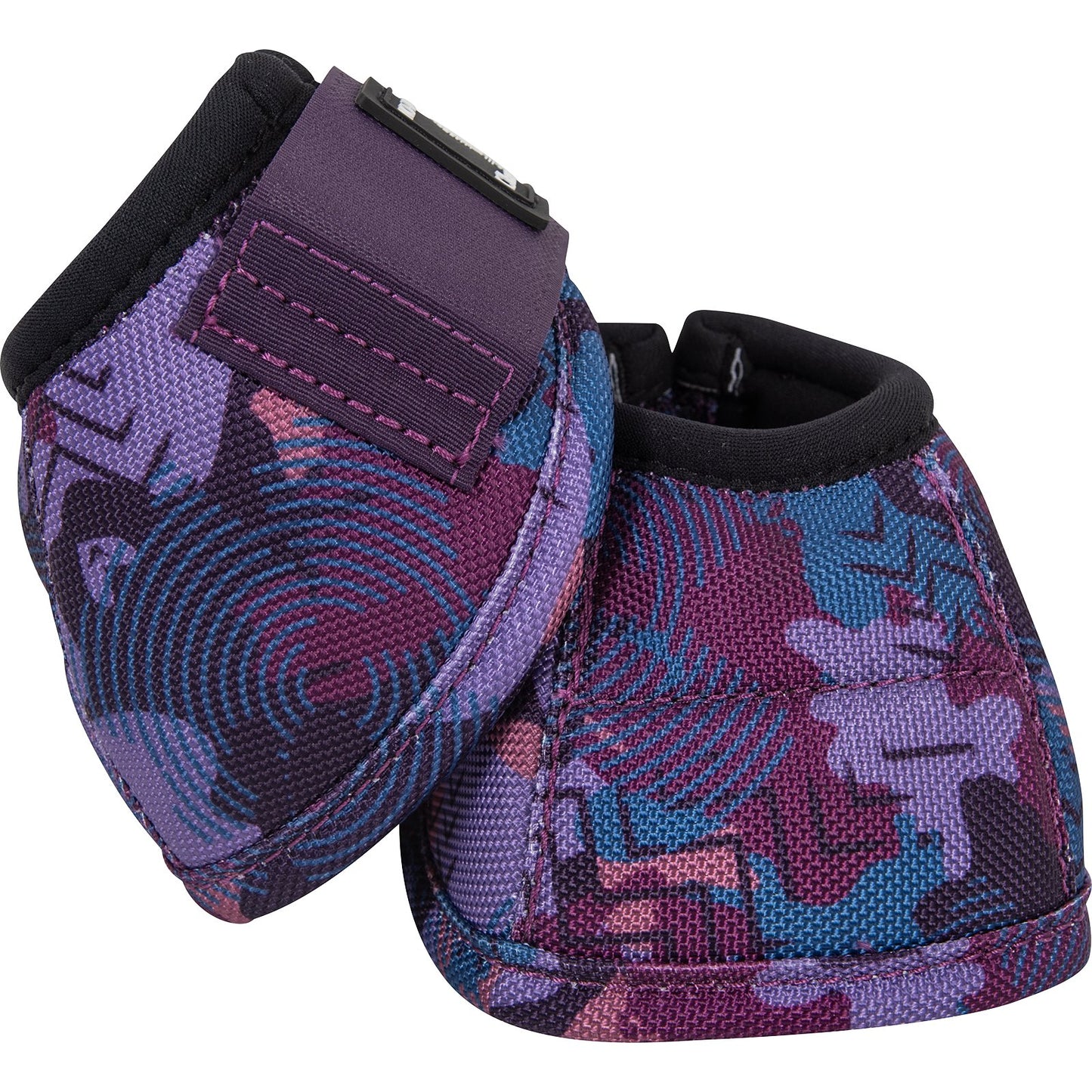 Classic Equine Dyno Turn Bell Boots - Purple Camo