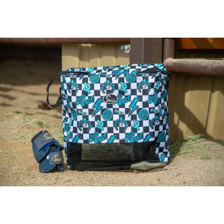 Schulz Equine Everything Equine Tote Bag - Turquoise Glass