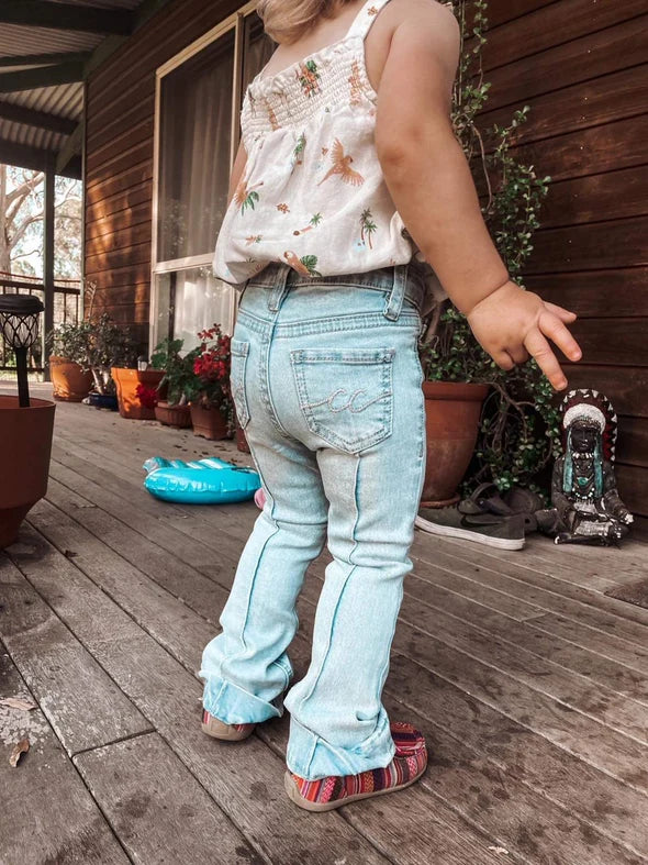 CC Toddler Girls Trouser Jean Light Wash