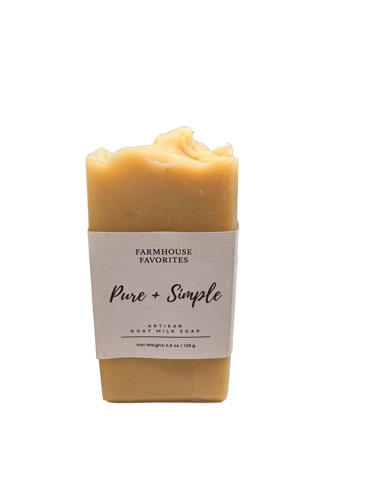 Farm House Favorites Artisan Goat Milk Soap - Pure & Simple