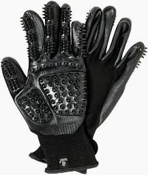 CLEARANCE - HANDS ON Grooming Gloves-- Black
