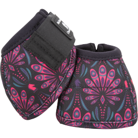 Classic Equine Dyno Turn Bell Boots - Peacock