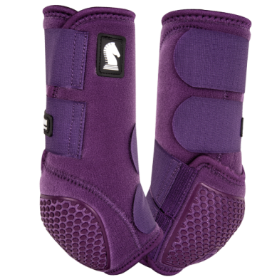 Classic Equine Flexion by Legacy2 Support Boots - Eggplant