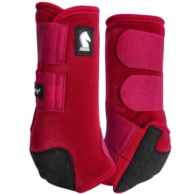 Classic Equine Legacy 2 Protective Boots - 2 PACK - Crimson