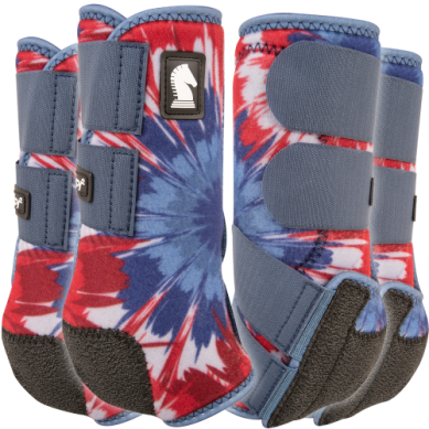 Classic Equine Legacy2 Support Boots- Full Set - FIREWORKS