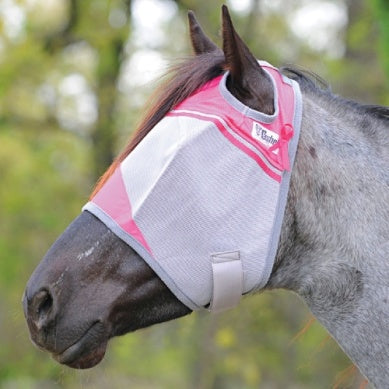 Cashel Crusader Fly Mask Standard-No Ear - Breast Cancer Pink