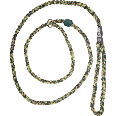 Cashel Braided Dog Leash - Green