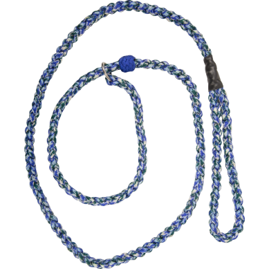 Cashel Braided Dog Leash - Blue
