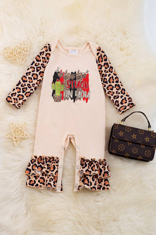 Baby Girl 🌸Stuck On You" Romper