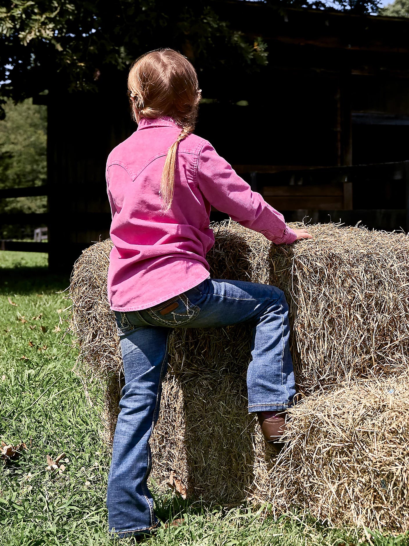 Girl's Wrangler Retro® Bootcut Jean - MEDIUM BLUE