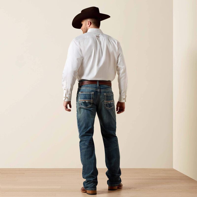 Ariat Men's M4 Relaxed Coltrane Boot Cut Jean - Durango