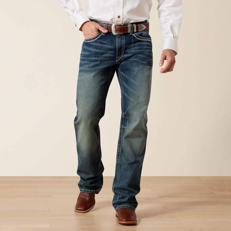 Ariat Men's M4 Relaxed Coltrane Boot Cut Jean - Durango